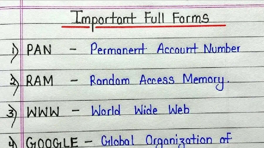 General Knowledge- जीवन में प्रतिदिन काम में आने वाले&nbsp;HTML, HTTP, HDFC&nbsp;शब्दों का फुल फॉर्म जानते हैं आप, आइए हम आपको बताते हैं