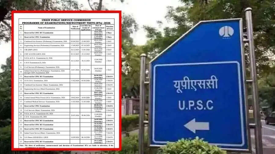 Exam Calendar- UPSC ने&nbsp;NDA, CDS और अन्य परीक्षाओं कि तिथी जारी की, जानिए एग्जाम शेड्यूल