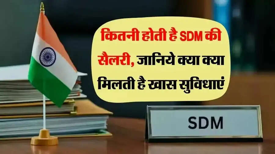 SDM Salary-&nbsp;क्या होती हैं एक&nbsp;SDM&nbsp;की सैलरी, आइए जानें